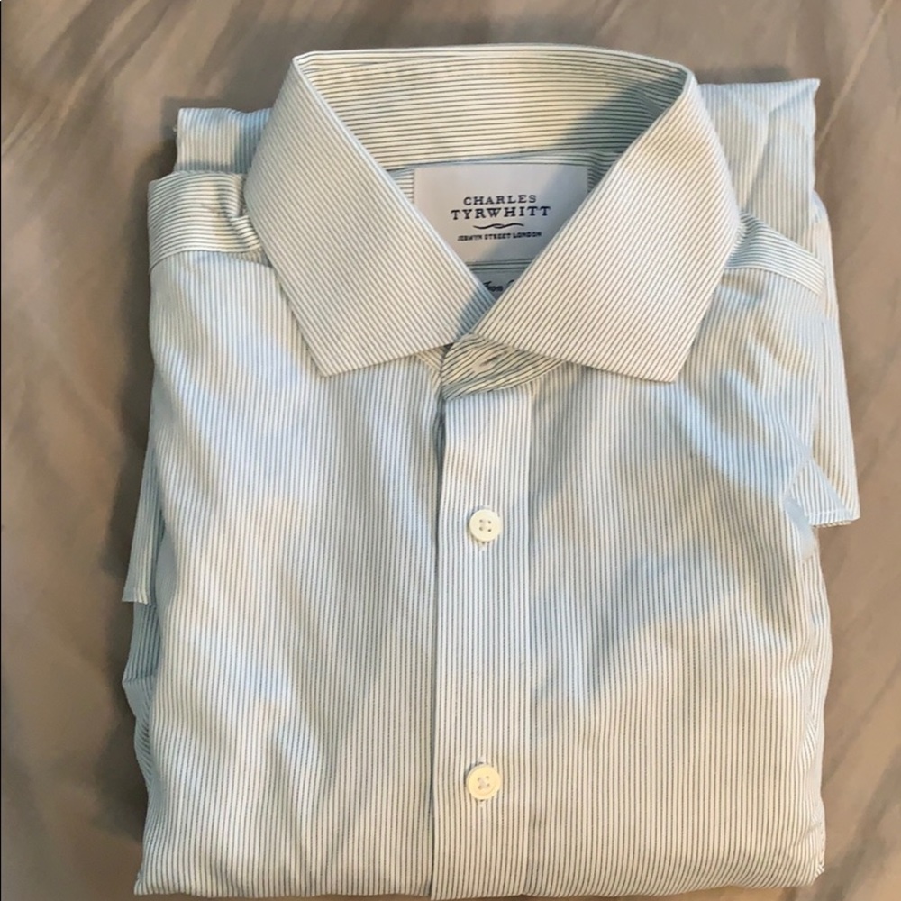 Charles Tyrwhitt L/as Dress Shirt Stripe